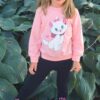 Little Girls Outfits 2 Piece Toddler Long Sleeve Sweatshirt Leggings Pants Fall Winter Clothing Set 2-10 Years