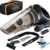 ThisWorx Car Vacuum Cleaner - Portable Handheld Mini Vacuum Cleaner W/ 16ft Cord, Bag, & Attachments - Small Vacuum for Car, RV, Boats, Travel - Car Accessories