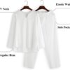COOFANDY Men's 2 Pieces Cotton Linen Set Henley Shirt Long Sleeve and Casual Beach Pants Summer Yoga Outfits
