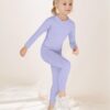 JiAmy Girls Yoga Leggings Girls Athletic Leggings Training Bras Set Kids Gym Crop Tank Top Activewear Set for 5-12 Years