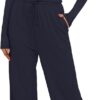Darong Women's 2 Piece Sets Fall Outfits Long Sleeve Wide Leg Tracksuits Casual Lounge Set Matching Sets