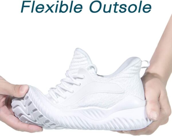 Akk Womens Walking Shoes - Slip On Tennis Running Shoes Memory Foam Lightweight Work Sneakers for Indoor Outdoor Gym