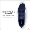 Nautica Mens Running Sneakers Sport Fashion Lace-Up Athletic Soft Shoes for Gym Tennis Men – Cushioned, Breathable, Lightweight & Comfortable