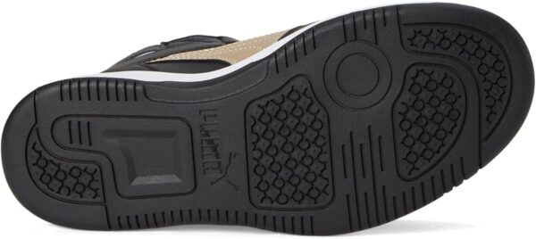 PUMA Unisex-Child Rebound Layup Mid Hook and Loop Sneaker