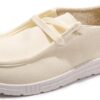 Womens Slip On Loafer Outdoor Sneakers Causal Low Top Canvas Flat Comfortable Fashion Walking Shoes