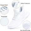 Akk Womens Walking Shoes - Slip On Tennis Running Shoes Memory Foam Lightweight Work Sneakers for Indoor Outdoor Gym