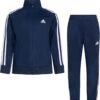 adidas Boys Tricot Tracksuit Jacket Jogger Pant Set