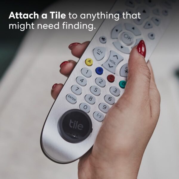 Tile Sticker (2022) 1-pack. Small Bluetooth Tracker, Remote Finder and Item Locator, Pets and More; Up to 250 ft. Range. Water-resistant. Phone Finder. iOS and Android Compatible.