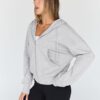 Trendy Queen Hoodies for Women Full Zip Up Cropped Sweatshirts Jackets Casual Comfy Gym Tops Fall Outfits Winter Clothes 2025