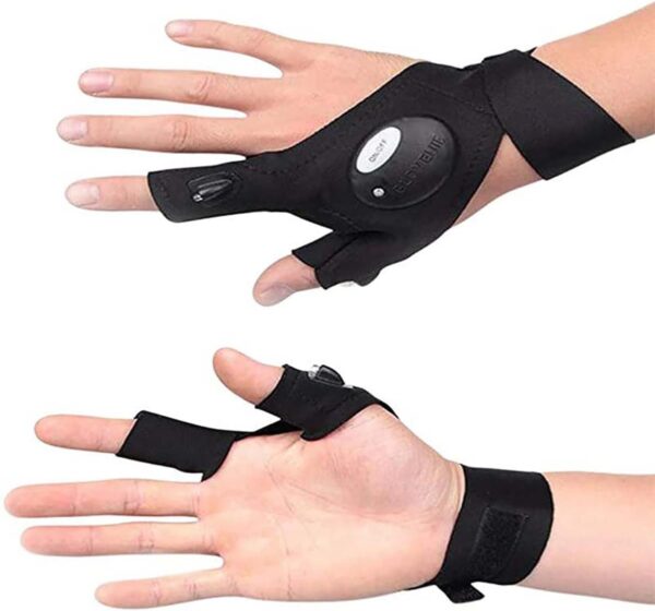 Mobi L1FE LED Flashlight Gloves Cool Gadgets for Men Camping Gear Tech Gadgets Birthday Gifts for Someone Who Has Everything Coolest Camping Gadgets
