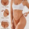 Seamless G-string Thongs for Women - No Show Thong Underwear Stretch Breathable Low Rise Panties 8 Pack