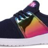 Nautica Kids Girls Metallic Fashion Sneaker Lace-Up Athletic Running Shoe I kappil I (Big Kid - Little Kid - Toddler)