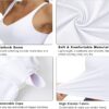 THE GYM PEOPLE Womens' Sports Bra Longline Wirefree Padded with Medium Support