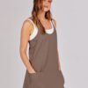 ANRABESS Women Summer Mini Romper Dress Workout Tennis Active Sports Athletic Outfits Built in Shorts Trendy Vacation