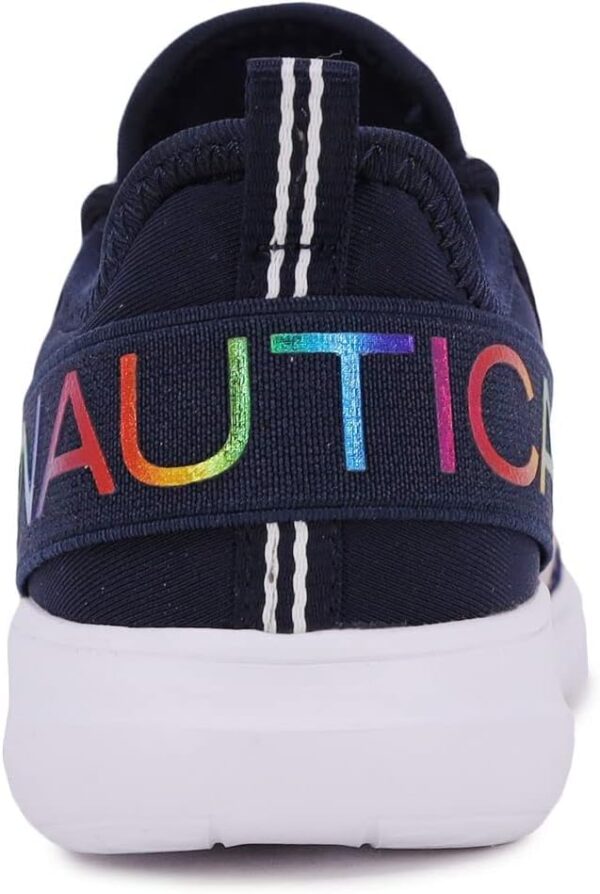 Nautica Kids Girls Metallic Fashion Sneaker Lace-Up Athletic Running Shoe I kappil I (Big Kid - Little Kid - Toddler)