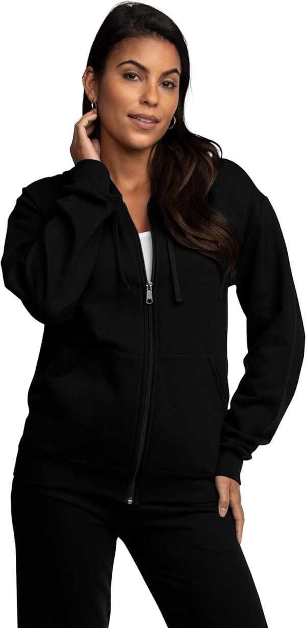Fruit of the Loom Unisex Adult EverSoft Fleece Full Zip Hoodie Sweatshirt