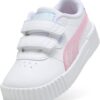 PUMA Unisex-Child Carina Hook and Loop Sneaker