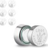 LR44 Alkaline Button Batteries - Long-Lasting Power for Small Electronics, Toys, Watches, and More, 6-Pack