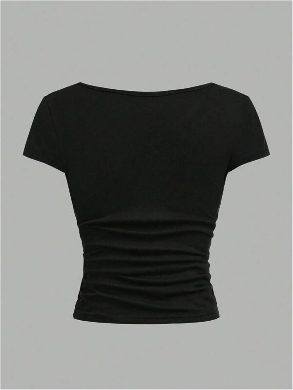 SOLY HUX Girl's Short Sleeve T Shirts 3 Piece Basic Scoop Neck Tees Slim Fit Casual Summer Tops