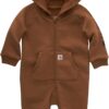 Carhartt Baby Boys' Long-Sleeve Zip-Front Hooded Coverall