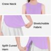 JOCMIC Girls Tank Tops Quick Dry Kids Sleeveless Athletic Shirts for Gym Yoga Running