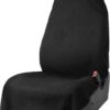 Leader Accessories Black Waterproof Sweat Towel Seat Cover Universal Non-Slip for Car Truck SUV Seat for Dog & Kid Workout Outdoor OR Sport Activities