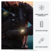 Garmin fēnix® 8 – 51 mm, Solar, Sapphire, Premium Multisport GPS Smartwatch, Long-Lasting Battery Life, Dive-Rated, Built-in LED Flashlight, Carbon Gray DLC Titanium with Pebble Gray Band