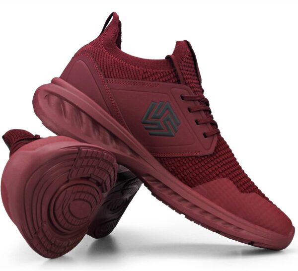 Mens Slip On Walking Shoes Non Slip Running Shoes Breathable Workout Shoes Lightweight Gym Sneakers