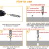 Gifts for Men,Damaged Screw Extractor Set-Valentines Day Gifts for Him,Mens Gifts,Husband,Stripped Screws Nuts & Bolts Drill Bit Tools for Easy Removal of Rusty Broken Hardware Gifts