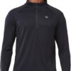 NORTHYARD Men's Running Shirt Long Sleeve Quarter Zip Pullover Moisture Wicking Quick Dry Athletic Workout Shirts