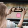 8 Pcs Scented Hanging Oil Car Freshener Preppy Air Car Freshener Ornaments Pink Car Air Freshener Slice Essential Pendant Scented Diffuser for Car Interior Accessories Home Valentine Gift(Cherry)