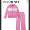 PUMA Girls' Jogger Set - 2 Piece Athletic Tricot Flare Pants and Zip Up Jacket for Girls (4-14)