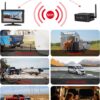 Magnetic Wireless Backup Camera for RVs and Trailers No-Installation - 7" HD 1080P Monitor, Strong Magnetic Scratch-Proof Rear View Camera for Trucks, Campers, SUVs, and Cars