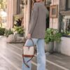 AUTOMET Womens Long Sleeve Shirts Loose Fitted Crewneck Basic Tops Casual Outfits Fall Clothes 2025