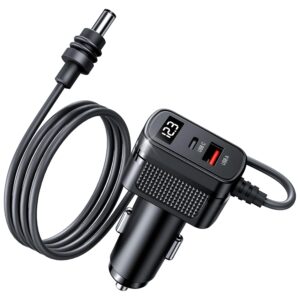 Starlink Mini DC Power Cable Cigarette Lighter Adapter, 12V-24V Car Charger with USB-C & Type-C, 3 Charging Ports, Waterproof Cord & Overheat Protection, 10FT/3M, Starlink Mini Accessories