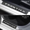 Car Door Sill Protector Compatible with Nissan Frontier Accessories, for Frontier Door Sill Guard Decoration Door Sill Scuff Plate Sticker