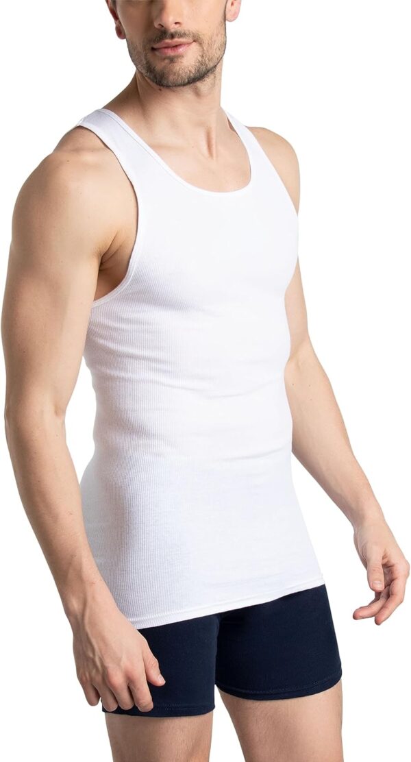 Fruit of the Loom Men's Sleeveless Tag Free Moisture Wicking Tank A-Shirt