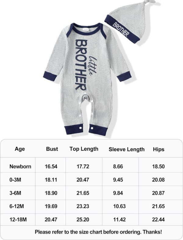 NZRVAWS Newborn Baby Boy Clothes Infant Coming Home Outfits Baby Boy Romper Preemie Jumpsuit Bodysuit Hat 0-18 Months