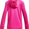 Under Armour Girls Armourfleece Iridescent Big Logo Hoodie