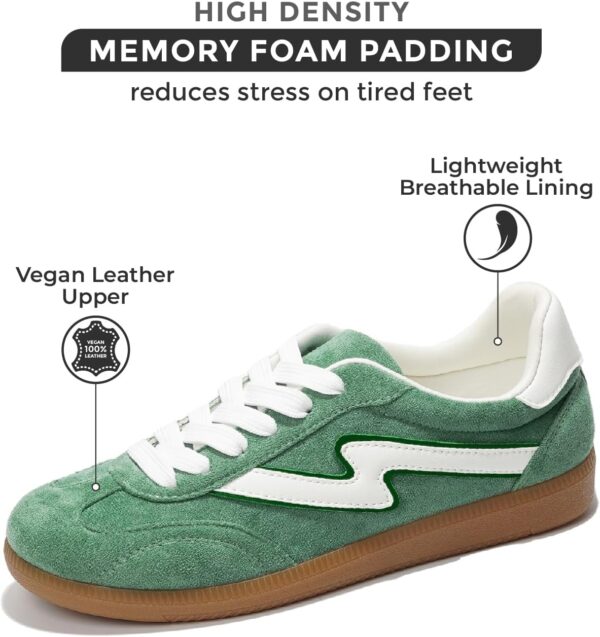 Project Cloud Sneakers for Women - Lace-up Shoes for Women Trendy Women Sneakers, Memory Foam Women's Fashion Sneakers Shoes Women Footwear - Non-Slip Womens Shoes (Irita)