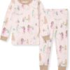 Burt's Bees Baby Baby Girls' Pajamas, Tee and Pant 2-Piece Pj Set, 100% Organic Cotton
