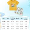 YUEMION Toddler Baby Boy Summer Outfit 1-5T Baby Boy Clothes Short Sleeve T-Shirts Top + Shorts 2Pcs Boy Clothing Casual Set