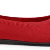 DREAM PAIRS Wide Ballet Flats Shoes for Women, Width Foldable Knit Women's Flats with Arch Support, Comfortable Shoes for Women Dressy Casual Work Office