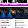 Car Door Lights Logo Projector, Compatible with EQC/G/M/E/B/A/C/GL/GLC/GLE/GLS/GLA Accessories,3D Ghost Shadow Light,Door Logo Projector Lights,HD Upgraded Welcome Light（Be-n-z, 4）