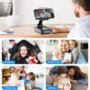 TechGlow Gifts for Men Women Foldable Cellphone Stand with Bluetooth Speaker and Power Bank Birthday Gift Idea for Mom Dad Cool Gadget Tech Gifts