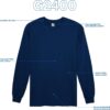 Gildan Unisex Adult Ultra Cotton Long Sleeve T-Shirt, Style G2400, Multipack