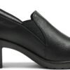 DREAM PAIRS Women's Low Chunky Block Heels Pumps Comfortable Slip-on Heeled Loafers Dress Work Shoes for Office Business