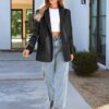 AUTOMET Womens Leather Jackets Going Out Outfits Faux Bomber Winter Coat Fall Fashion Clothes 2025
