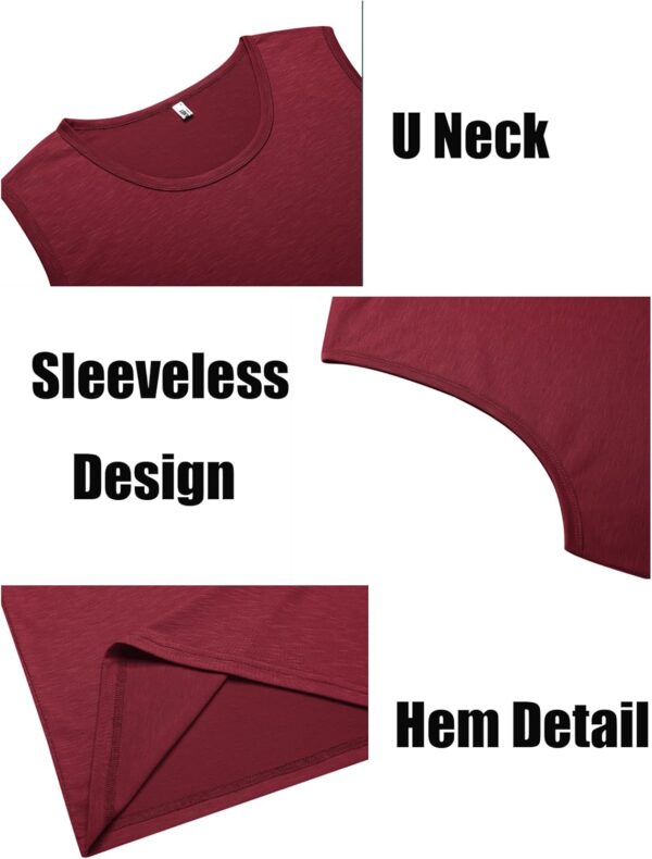 COOFANDY Men's Workout Tank Top 2 Pack Casual Soft Sleeveless Gym Muscle Shirts Bodybuilding Tee