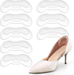 Heel Pads for Shoes, Heel Pads for Shoes That are Too Big, Heel Grips for Womens Shoes Soft High Heel Comfort Pads Heel Protectors for Loose Shoes, Stop Heel Pain, Heel Blisters(4 Pairs)